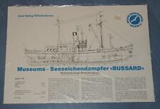Jade Verlag 1066 - Museums-Seezeichendampfer Bussard , 1:250