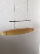 Vintage Pendelleuchte, Esszimmerleuchte, Küchenlampe,  Gelb Orange