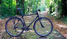 Stevens Pro Cross 56cm Gravel Tourer Commuter Lowrider Neuteile Reiserad schwarz