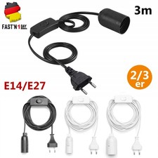 2/3x E27 E14 Lampenfassung mit