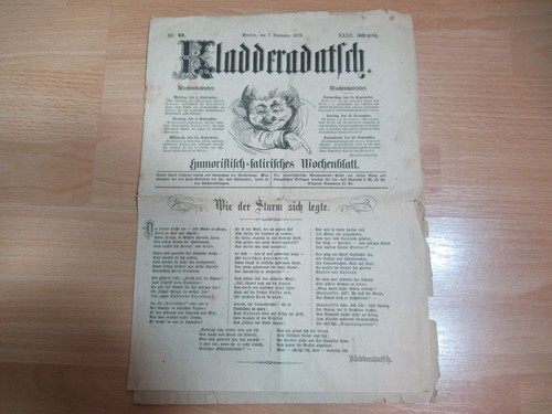 Zeitung kladderadatsch 41 - kladderadatsch,