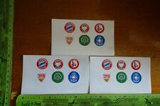 Alter Aufkleber Fussball FC VfB Eintracht Borussia HSV Konvolut 3B M F K S MG HH