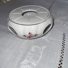 Weimar Porzellan Stövchen Rose Von Weimar Neuwertig sehr selten!!