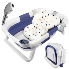 Groß Faltbare Baby Badewanne zusammenklappbare Babywanne Faltbare Neugeborenen f