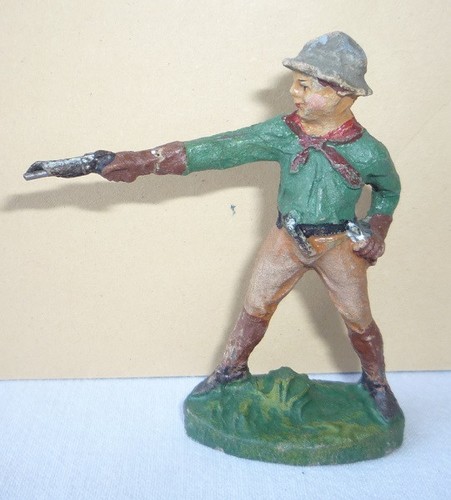 Wildwest figur aus masse - -,