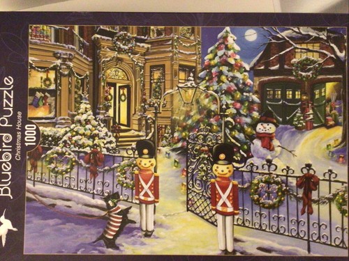 Puzzle christmas house - house, 1000