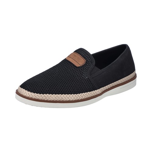 Rieker herren slipper schwarz - herren,