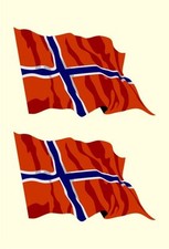 2 x Norwegen Norge