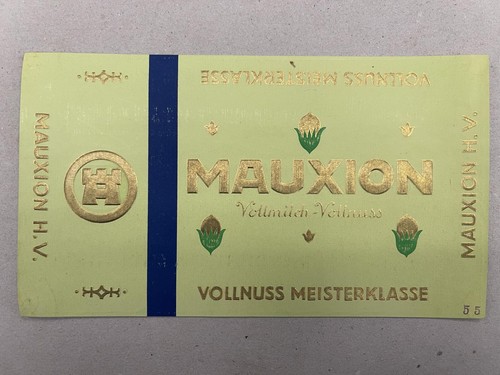 Mauxion schokolade papier - schokolade,