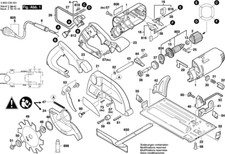 Bosch pks handkreissäge - pks, 54