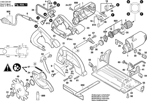 Bosch pks handkreissäge - bosch,