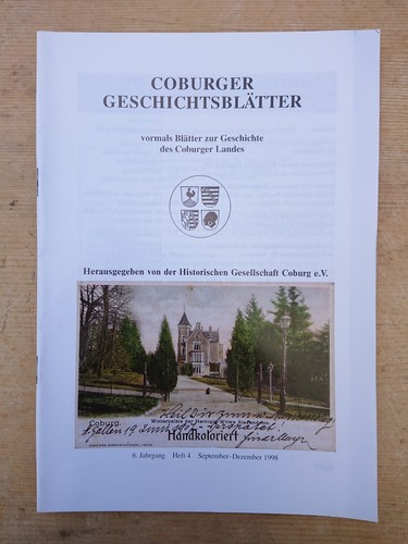 Coburger geschichtsblätter - coburger,