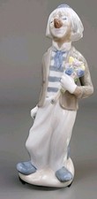 Porzellanfigur Clown mit