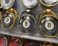 Schlüsselanhänger Billard 8