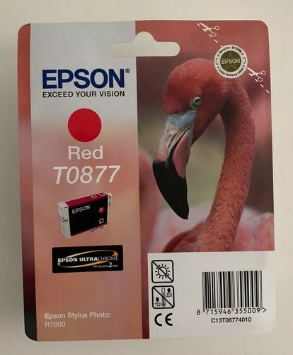 Original epson t0877 red rot - epson,
