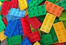(D) Lego Duplo® flache 8er Grundbausteine -10-100 Stück -2x4er Steine- Bausteine