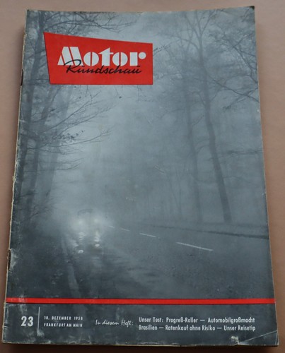 Motor rundschau 1958 - motor, 23/1958