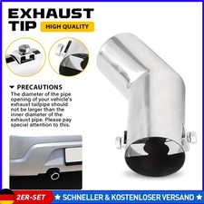 2x Endrohr Auspuff Blende