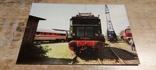 Photo old electric locomotive