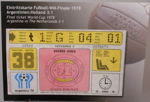 Fußball 1978 postkarte - 1978,