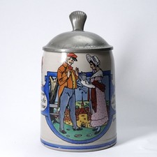 Jugendstil 1/2l Bierkrug Franz