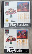 SEHR GUT !!  PlayStation 1 - Frontschweine + Worms PS1 2 Spiel PS1 2