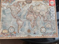Educa Puzzle.  Historic World Map 4000 Teile (2020, Game) 1 Fehlteil 