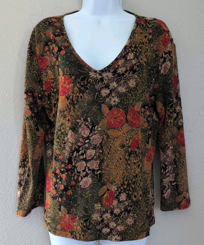 Vtg chico design dark - vtg, floral