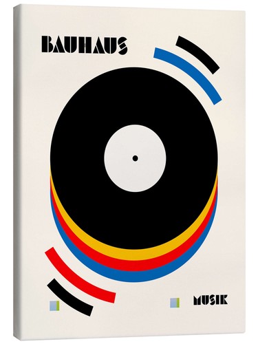 Leinwandbild bauhaus musik - leinwandbild,