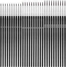 30 Stück Feine Pinsel Set,Feine Detail Pinsel, Winzige Miniaturpinsel,Modellbau 