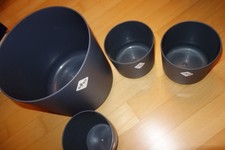 Konvolut Blumentopf elho B.FOR SOFT RUND 25cm 14cm ANTHRAZIT brussels 12,5cm