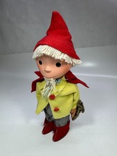 altes DDR SANDMÄNNCHEN STEHPUPPE AUFZIEHPUPPE mit Uhrwerk + Schlüssel Spielzeug