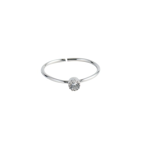Schmaler ring mit - mit, bis