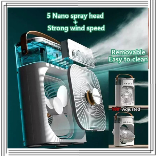 Mini air cooler fan - 3-in-1,