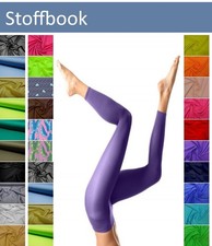 LYCRA LEGGINGS STOFF MATTLEDER