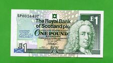 Royal Bank of Scotland Gedenkmünze des schottischen Parlaments £1 Banknote 1999