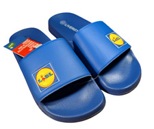 LiDL Lidlletten Badeschlappen Pantoletten Badelatschen  Badeschuhe Blau