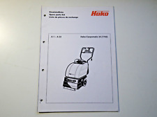 Ersatzteilliste Hako Carpomatic (7750) Original Hako Hausdruckerei