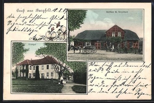 Ansichtskarte bargfeld - ansichtskarte, /