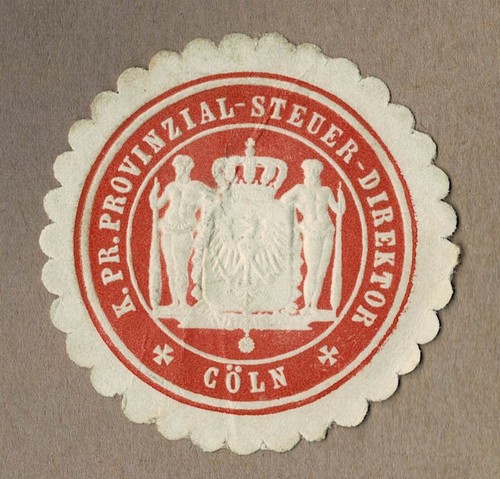 Siegelmarke preußen pr - siegelmarke, k.