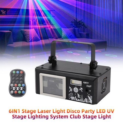 6in1 bühnenlaserlicht disco - bühnenlaserlicht,