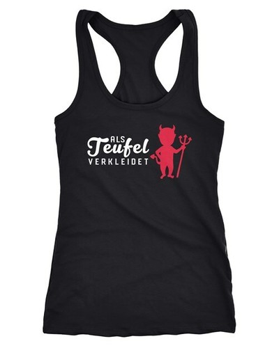 Damen tanktop verkleidet - verkleidet, als