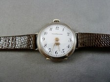 schöne alte Armbanduhr Silber