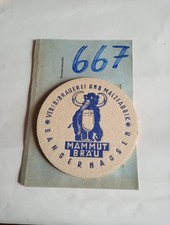 1 Stück DDR Bierdeckel, VEB