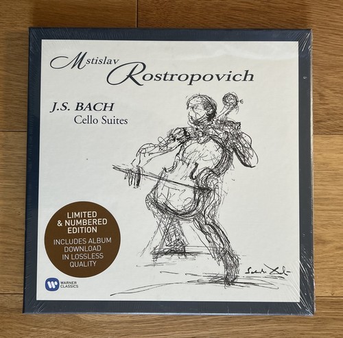 Sealed rostropovich bach cello - bach,