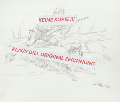 Bessy original zeichnung - original, von