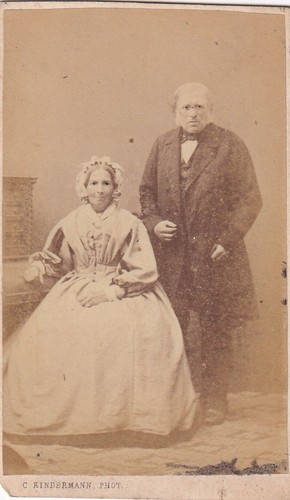 Kindermann cdv paarportrait - kindermann,