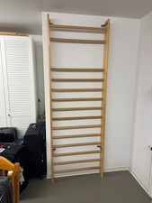 Sprossenwand, Kiefer massiv, gebraucht, sehr guter Zustand