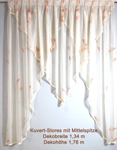 Kuvert stores mit mittelspitze - kuvert-stores,