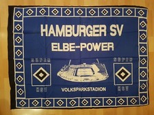 HSV HAMBURGER SV   ELBE POWER Fahne Flagge Stockfahne Neu ca .130 x 95 cm 